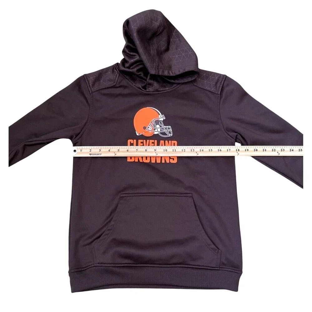 NFL Team Apparel Youth‎ Hoodie Large Cleveland Browns Sweatshirt Pullover